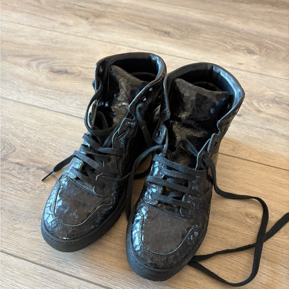 Balenciaga Black High-Top Sneakers